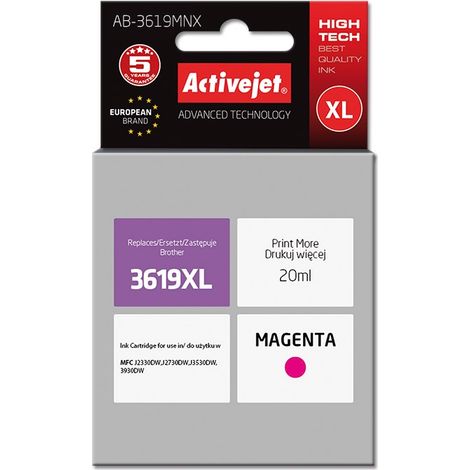 Activejet AB-3619MNX ink (replacement for Brother LC3619M XL Supreme 20 ml magenta)