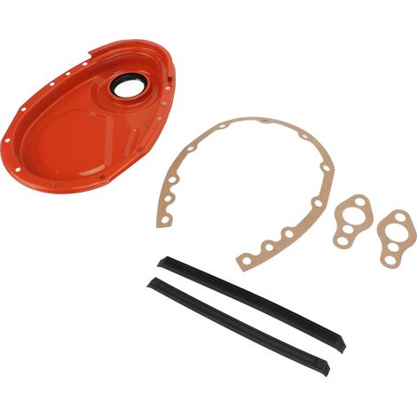 Zylinderkopfdichtung, Steuerkettenabdeckungssatz, Orange Metal für SBC 283 327 305 350 383 400 Motoren (1/5)