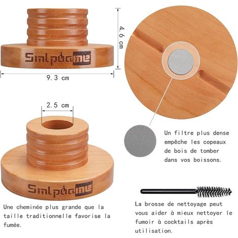 Cocktail Smoker Kit Torch Wood Chips (1/3)