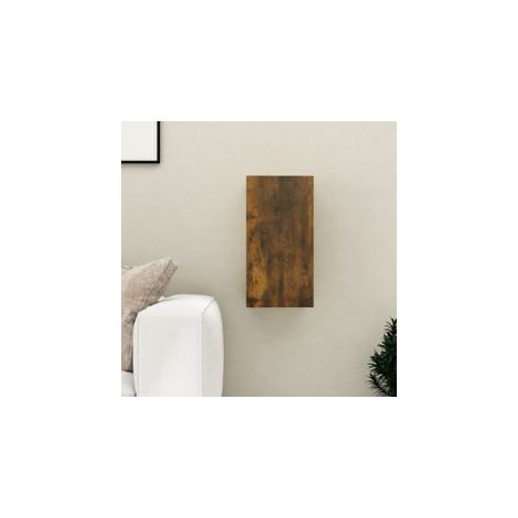 Meuble TV Chêne fumé 30,5x30x60 Bois d'ingénierie (1/5)