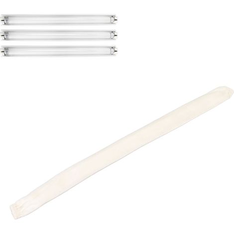 Abnehmbarer Samtbezug mit Reißverschluss, rostfreie Eisenkette, Kabelschutzhülle, Zubehör für DIY-Beleuchtung, weiß. (1/5)