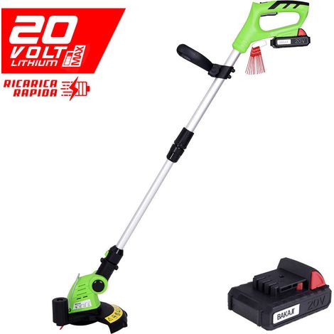Decespugliatore Elettrico a Batteria Litio 20V Tagliaerba Tagliabordi Rasaerba (1/6)