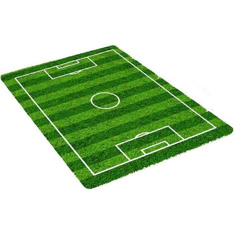 Tapis de sol en flanelle pour chambre d'enfant, tapis de jeu, tapis de sol en flanelle pour terrain de football, idéal pour la décoration intérieure (1/4)