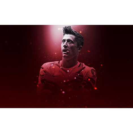 Papier peint panoramique Football - Joueur de Foot - 130 cm x 81 cm (1/2)