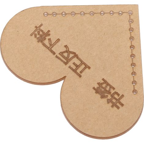 Stencil acrylique transparent résistant pour marque-page DIY, gabarit de décoration pendentif, moule artisanal pour quilting, set de pochoirs clairs (1/5)