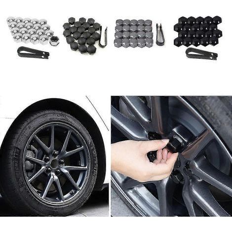 Enjoliveurs de roue argentés pour Tesla Model 3 SX (kit de cache-moyeux et vis inclus) (1/4)