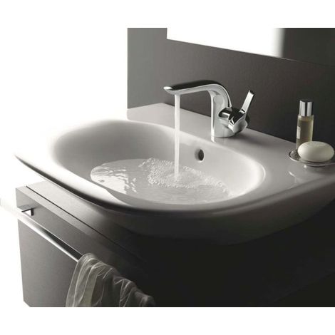 Ideal Standard Melange Waschtischarmatur A4260AA verchromt, mit Ablaufgarnitur