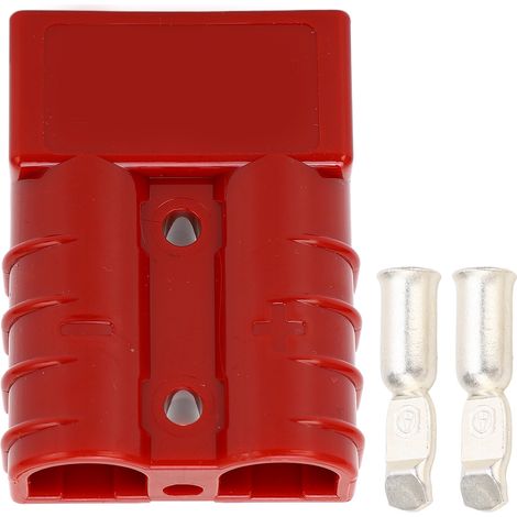 Solarstecker, einfache Installation, breite Anwendung, feste Verbindung, Autobatteriestecker, 2-teiliger hochpräziser Anschluss für 16 mm² Kabel (rot). (1/5)