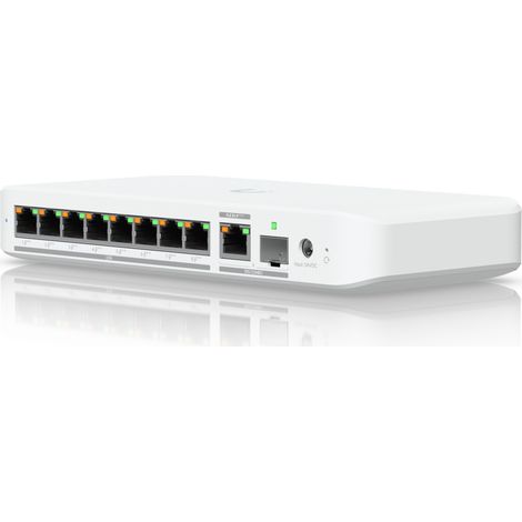 Ubiquiti UniFi Flex 2.5G PoE Gestito L2 2.5G Ethernet (100/1000/2500) Supporto Power over Ethernet (PoE) Montaggio da desktop/parete Bianco (1/4)