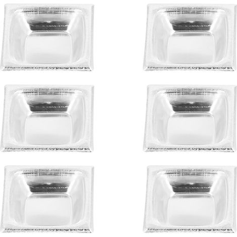 6 Assiettes à Sauce en Acier Inoxydable, Taille Paume, Empilables, Passe au Lave-Vaisselle, Récipients pour Apéritif, Bar & Cuisine (1/5)