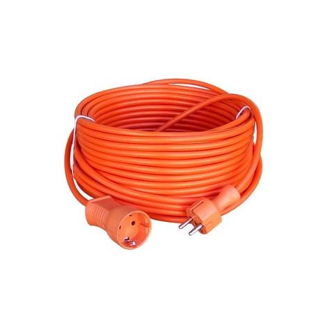 Elektrische Verlängerung für den Garten H05VV-F 2x1,5mm² Orange 40 Meter - Electraline