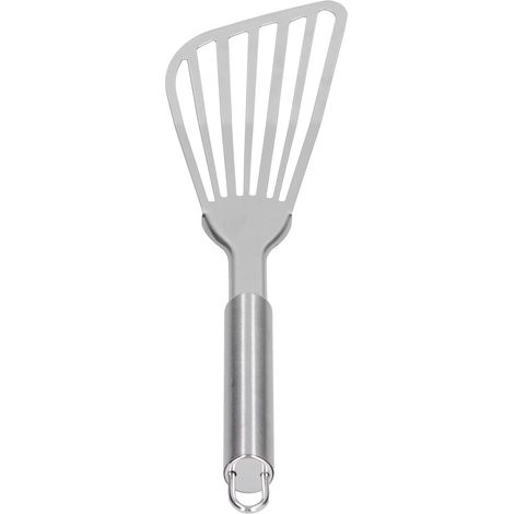 Spatule à poisson ajourée, épaisse et polie, pour la cuisine, le camping et les restaurants. (1/5)