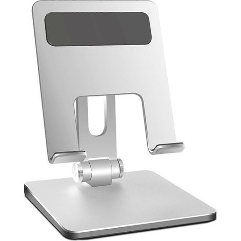 Support pour tablette en alliage d'aluminium, antidérapant, pliable, portable, grande capacité de charge, pour la maison et le bureau