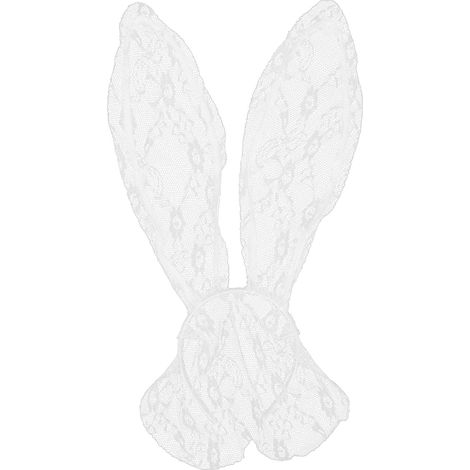 Serre-tête oreilles de lapin blanc pour femme, accessoire de costume fête, cosplay, usage quotidien, déguisement (1/5)