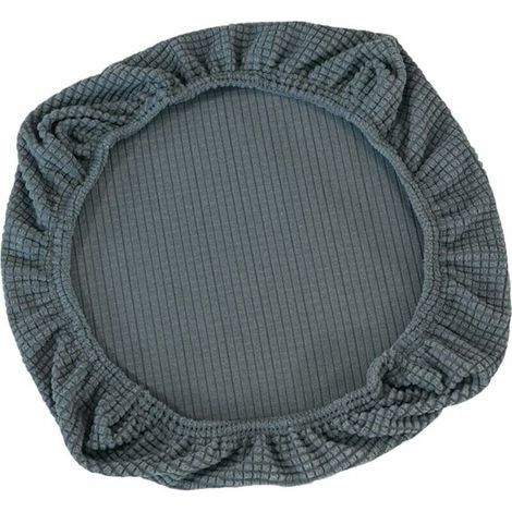 Copertura elastica per sedia da ufficio, sedia girevole (Grigio) (1/4)