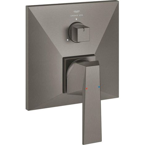 Grohe Allure Brilliant Mitigeur monocommande 3 sorties avec inverseur Anthracite, 24340AL0 (1/3)