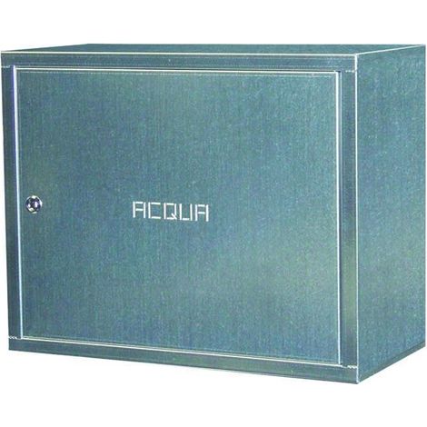 Cassetta contatore acqua in lamiera zincata h300 l400 p240mm
