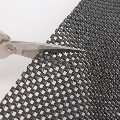 Tapis Antidérapant PVC pour Voiture 150x50cm - Protection Multifonction Plancher Coffre Siège Noir (1/5)