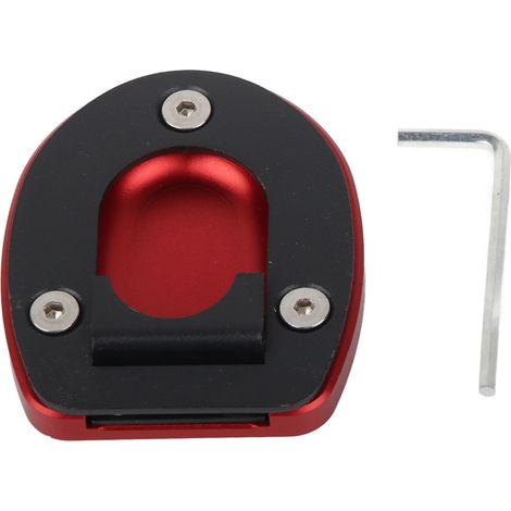 Seitenständer-Verlängerungsplatte für Vespa GTS 250 300 2013-2019, rot, Motorrad-Parkständer, Bodenschutz. (1/5)