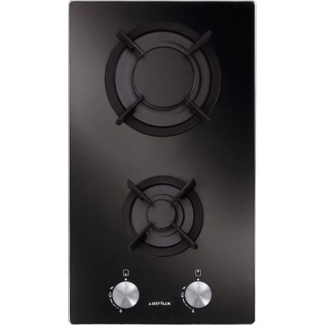 tavolo domino vetro gas 30cm 400w nero - AV32HBK - Airlux