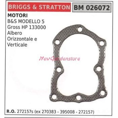 Joint De Culasse - Pour Moteur Briggs Et Stratton - Référence 272157S - Compatible Modèles 1002xx À 1372xx - 1 Pièce
