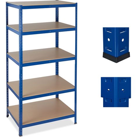 Estantería de almacenaje 180x90x60 azul