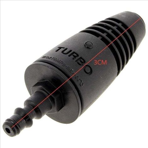 Embouts de Nettoyeur Haute Pression Turbo Buse en Acier Allié Nettoyeur Haute Pression Rotatif Turbo Buse pour le Nettoyage de Jardin de Voiture.Pour Lavor Pour Comet Pour Vax Pour Karcher K2-K7-2 (1/3)