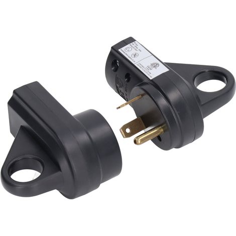 Connecteur RV 30A Mâle et Femelle avec Poignée, Prise Électrique 125V US, Remplacement pour Camping-Car (1/5)