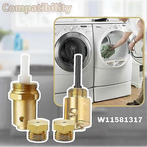 Kit de conversion au propane pour sèche-linge W11581317, permettant la conversion du gaz naturel au propane liquide (20 000 BTU/h). (1/4)