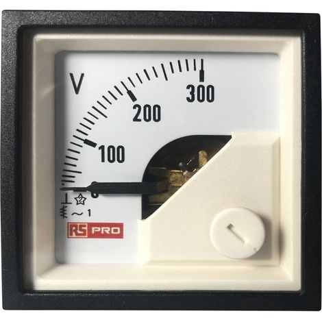 Voltmètre analogique RS PRO, V c.a., 1 % ( Prix pour 1 ) (1/3)