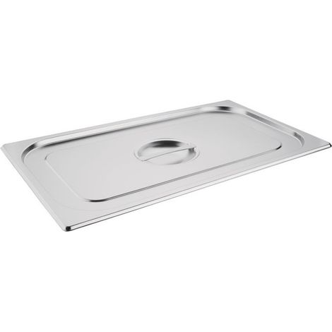 Couvercle GN 2/1 inox double - VOGUE (1/5)