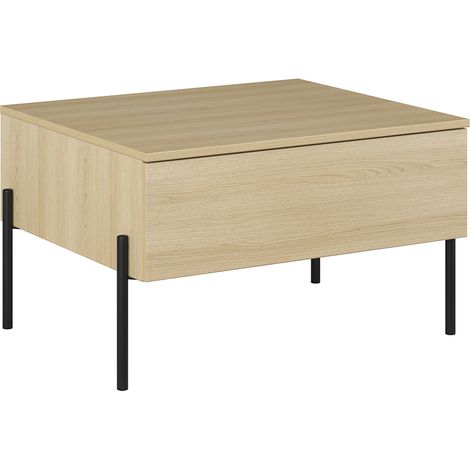 Couchtisch Lucilla mit 1 Schublade, Holzoptik, 70cm