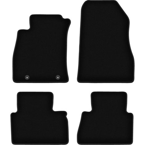 Tapis de sol en velours noir BASIC pour : Nissan Juke F15 crossover (2010-2017) (1/5)