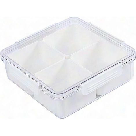 Transparenter Lebensmittelbehälter aus PET und PP, multifunktionale Aufbewahrungsbox für Obst und Gemüse in der Küche (1/5)