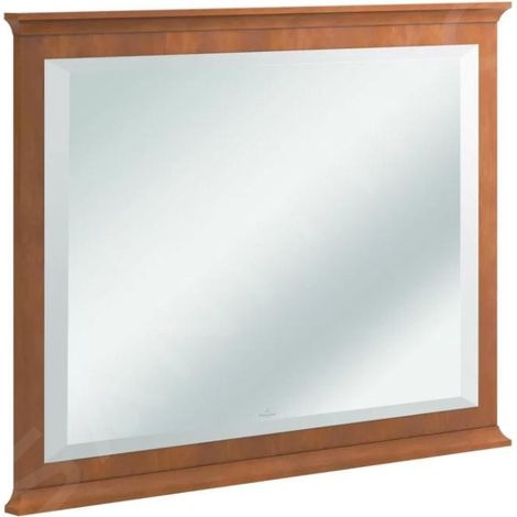 Miroir VB Hommage 01 685x740x37mm Noyer/Gris-Marbre Blanc (1/2)