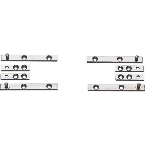 Pivot de porte droit étiré en acier – Longueur 70 mm – Largeur 9 mm – Pour porte de meuble – Besoin D'Habitat (1/2)