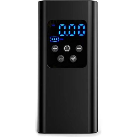 Compresseur à Air Portatif Gonfleur de Pneus 150 PSI avec Batterie 6000mAh, Écran LED et 4 Accessoires pour Voiture, Moto et Vélo (1/4)