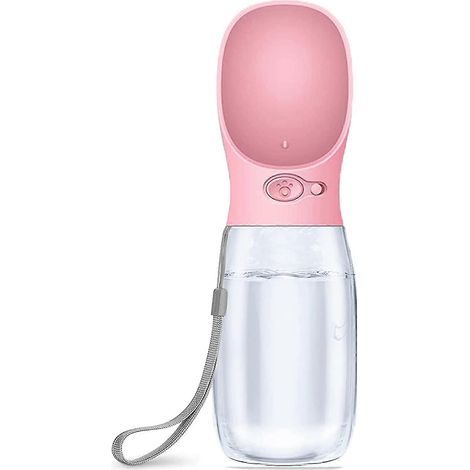 Tragbare 550-ml-Wasserflasche für Hunde, Welpen, Katzen und andere Haustiere – ideal für unterwegs (1/5)
