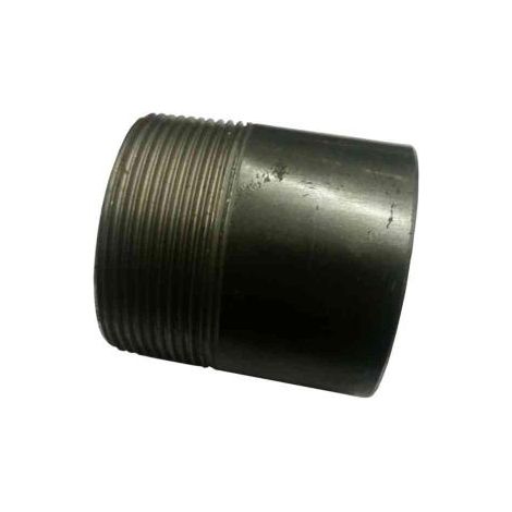Raccord acier noir à souder mâle 102x114mm – Filetage plomberie – Fixation robuste pour applications professionnelles – Longueur 80mm