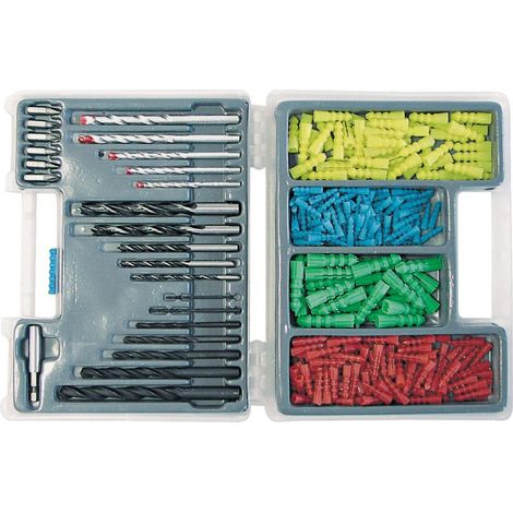 Set di punte mega 47001 300 pezzi metallo legno cemento