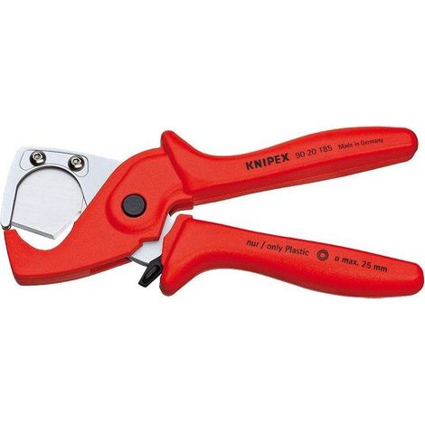 KNIPEX 90 20 185 PlastiCut® Tagliatubi per guaine protettive e tubi flessibili in plastica rinforzata con fibra di vetro 185 mm