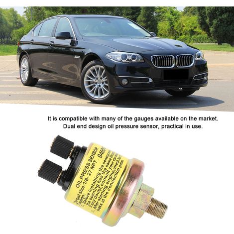 Capteur de pression d'huile moteur universel de remplacement 1/8 NPT pour manomètre adaptable (1/5)