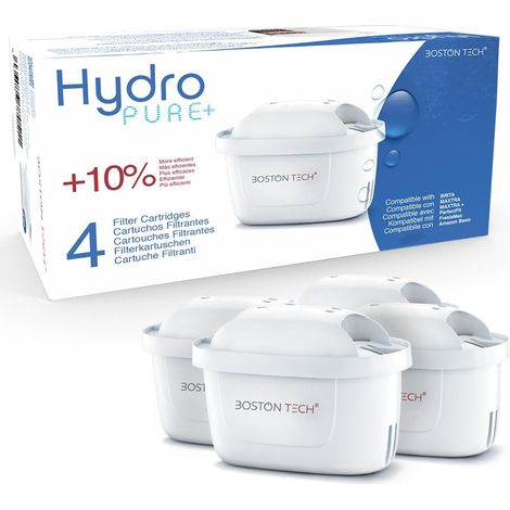 6 Filtres à eau compatibles Brita Maxtra, réduction calcaire et chlore pour carafes domestiques (1/5)
