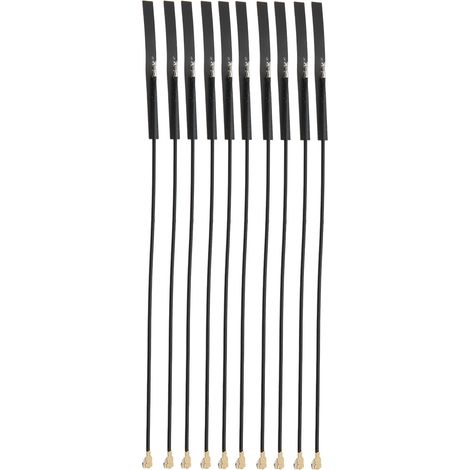 Lot de 10 antennes internes 2,4 GHz FPC souple 3 dBi intégrées pour module Bluetooth surveillance sans fil, connecteur IPEX première génération (1/5)