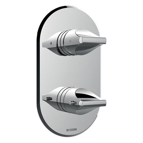 Parties externes pour mitigeur thermostatique universel chromé Apice - Bossini Z00500030
