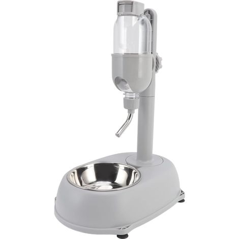 Distributeur Eau Chien Chat - 500Ml - PP ABS - Hauteur Réglable - Anti-dérapant - 39cm (1/5)