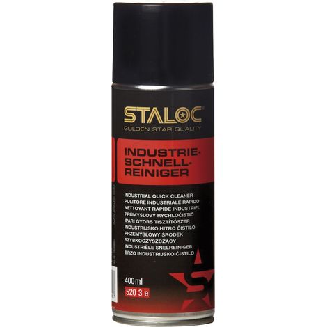 STALOC Industrie-Schnellreiniger  schnell ablüftend  hochwirksam  Reiniger und Entfetter auf Alkoholbasis  400 ml