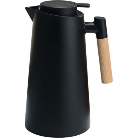 Thermoskanne - Bouteille Isotherme Verre - Double Paroi Vide - 1 L - Pour Café Thé Eau - Usage Intérieur Et Voyage (1/5)