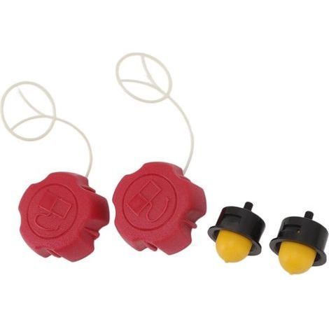 Lot De 2 Bouchons D'essence Pour Tondeuse à Gazon, Kit De Pièces De Rechange Pour Ampoule D'amorçage De Bouchon De Carburant Pour Tondeuse à Gazon FX RM 1630 1855 1860 2055 2060 2060PRO Pièces De Tond (1/5)