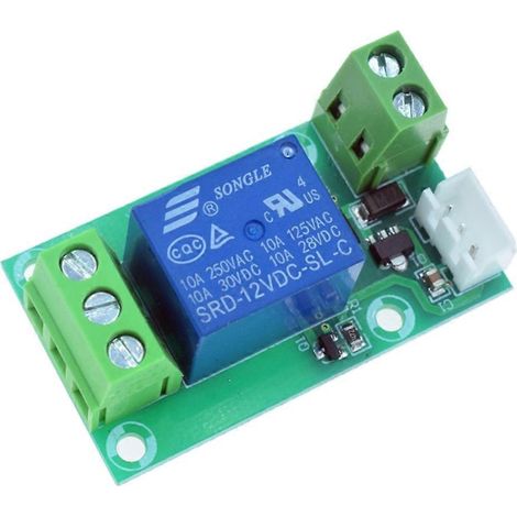 Module relais tactile 1 canal, capteur de contact tactile capacitif 5 V 12 V 24 V-12 V- (1/4)